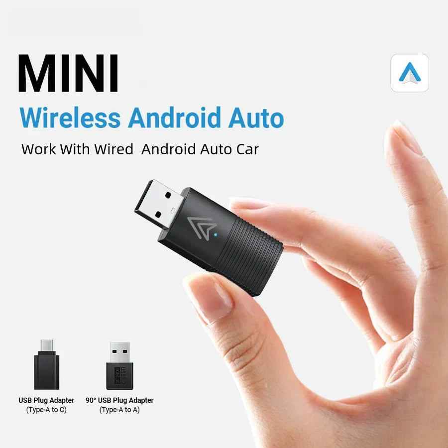 Mini Plug-Play Wireless CarPlay & Android Auto Adapter