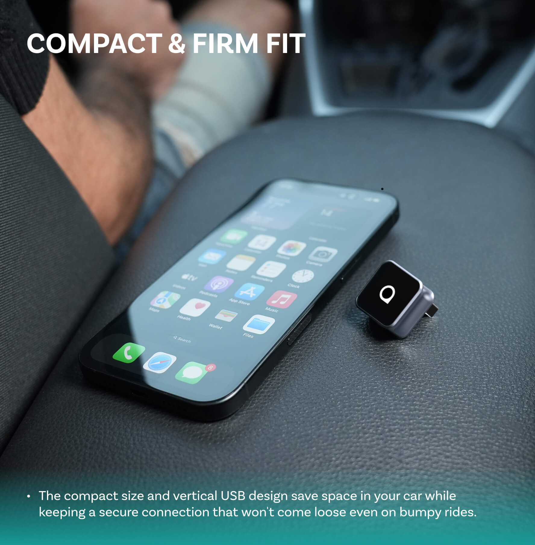Mini Cube 3.0 Wireless Adapter | CarPlay & Android Auto for Car