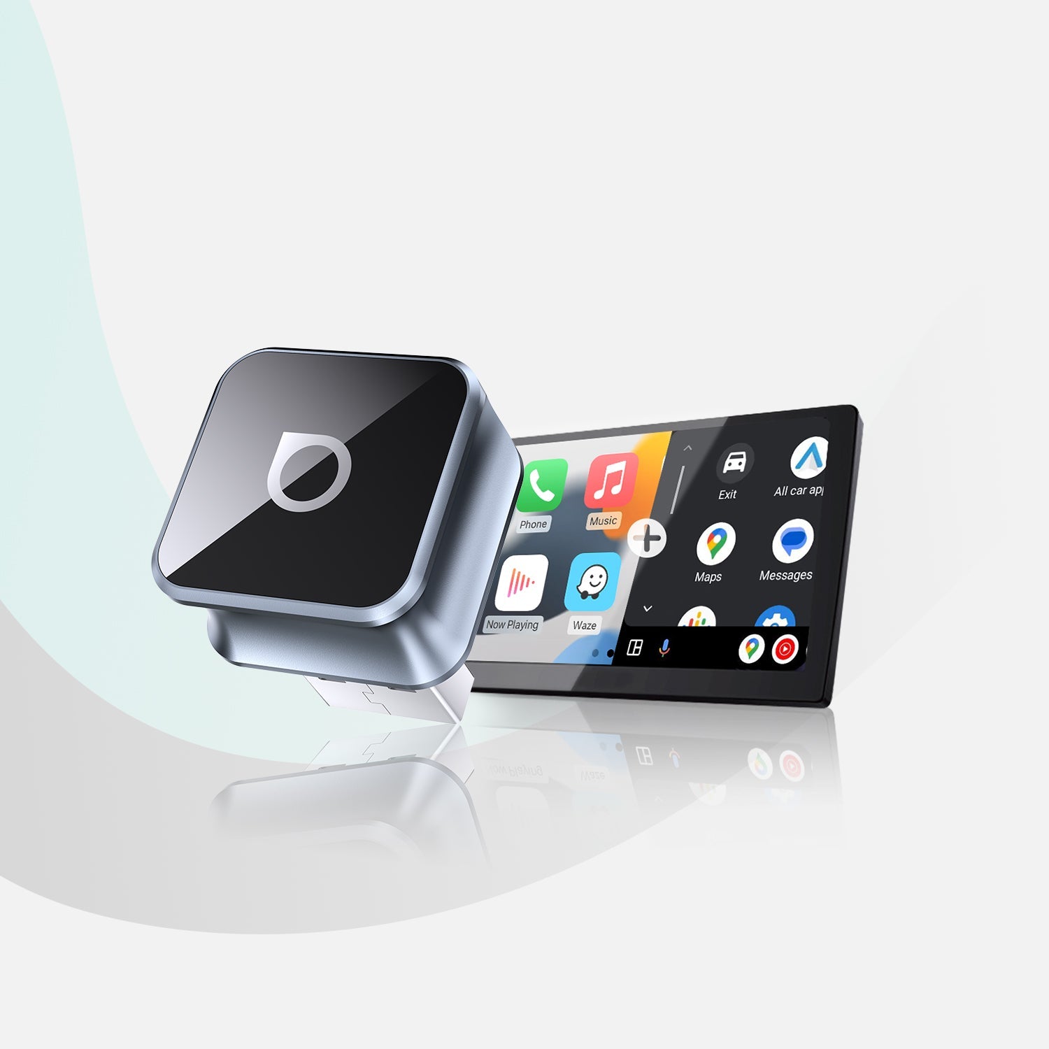 Mini Cube 3.0 Wireless Adapter | CarPlay & Android Auto for Car